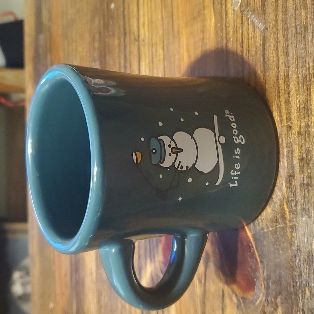 Life is Good Snowman Mug